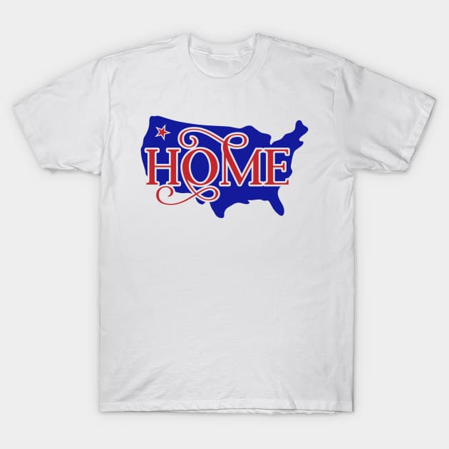 America is my Home T-Shirt by NobleTeeShop